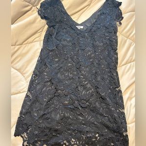 BB Dakota Steve Madden Black Lace Dress Size Medium
